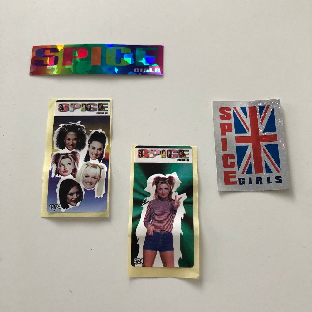 Spice Girls Stickers - Set of 4